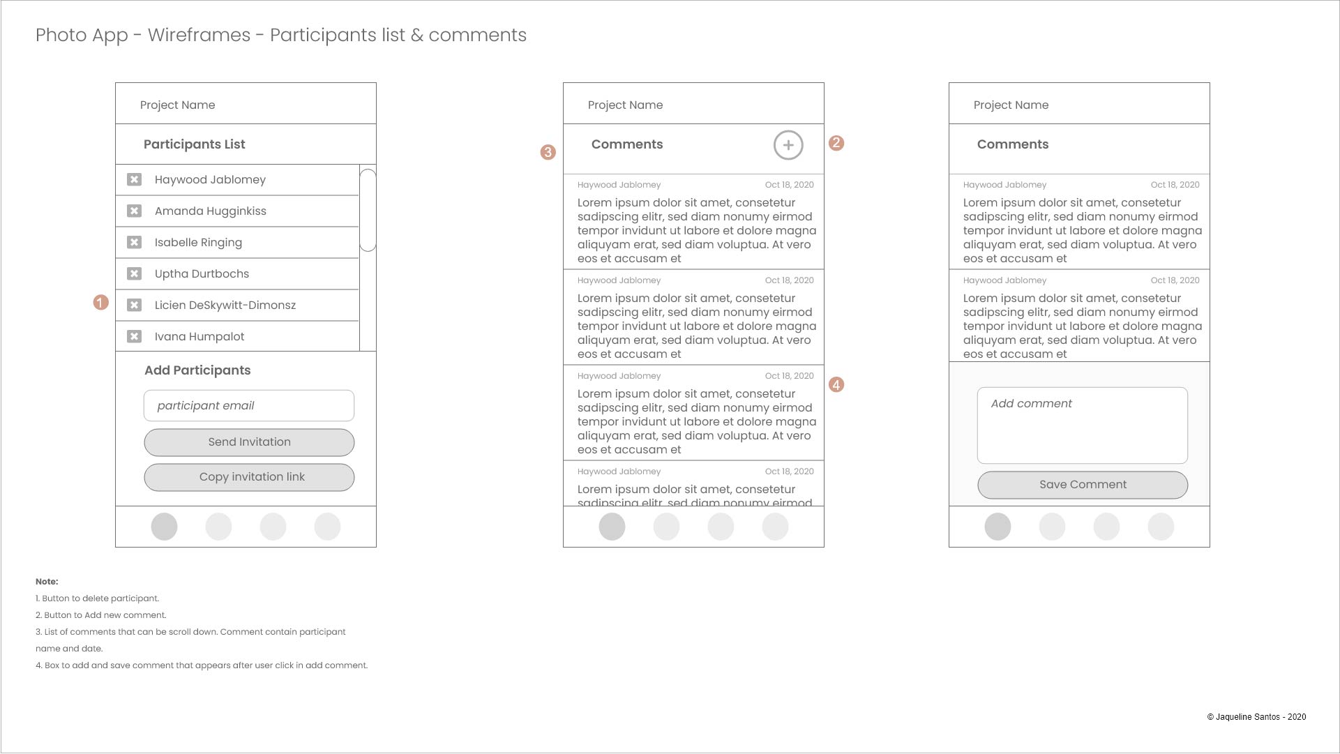 photoapp wireframe sample