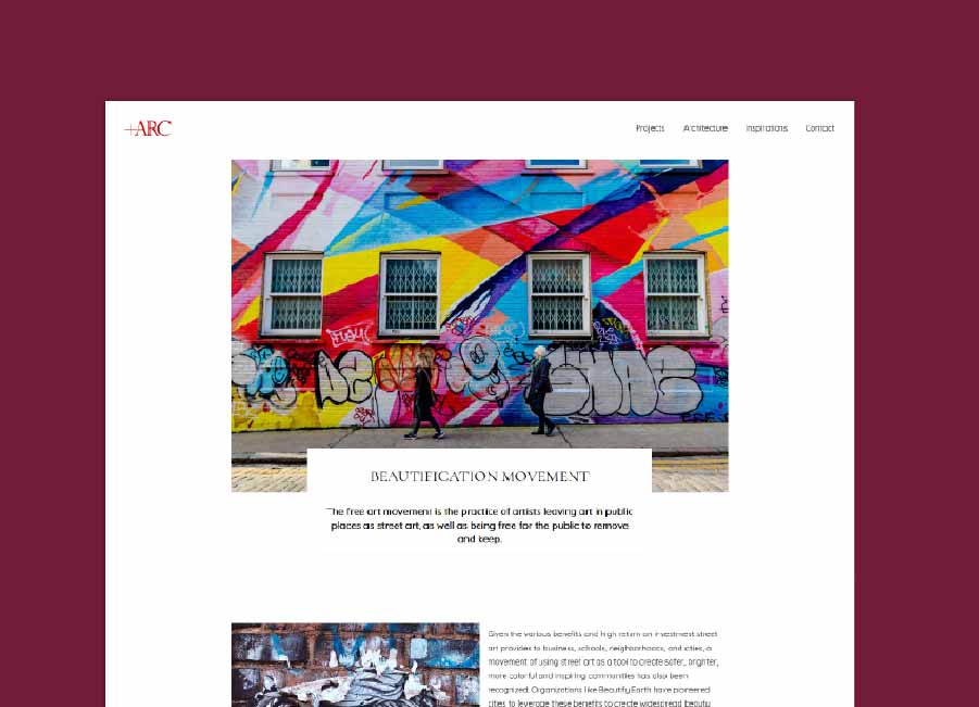 magazine website mockups